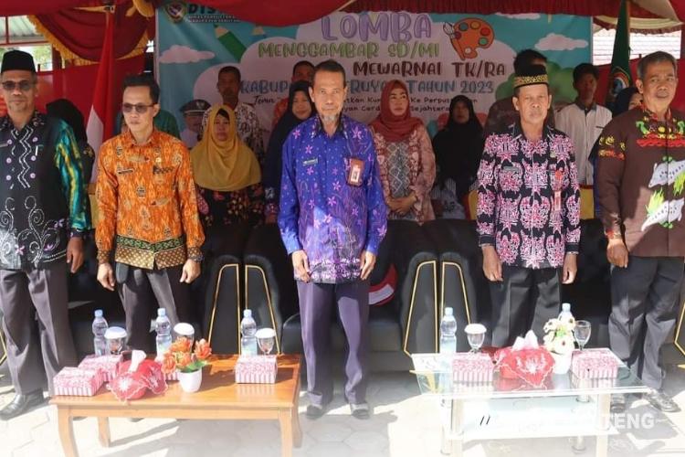 Promosikan Perpustakaan dan Budaya Gemar Baca, Lomba Menggambar dan Mewarnai Dilaksanakan