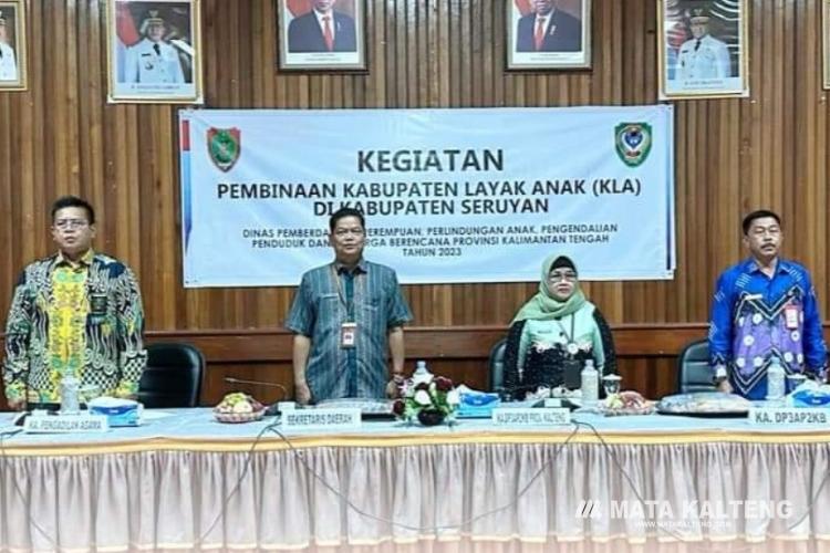 Pemkab Seruyan Komitmen Wujudkan KLA