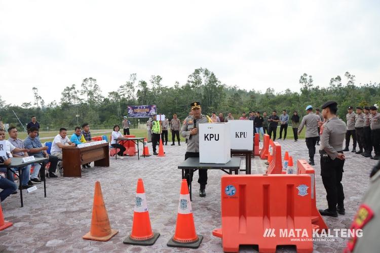 Polres Gumas Antisipasi Potensi Kerawanan Pemilu