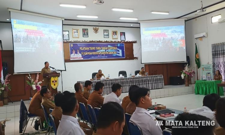 Pelatihan TTE untuk Wujudkan Transformasi Digital