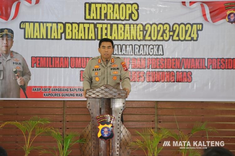 Gelar Latpraops untuk Persiapan Pemilu Tahun 2024