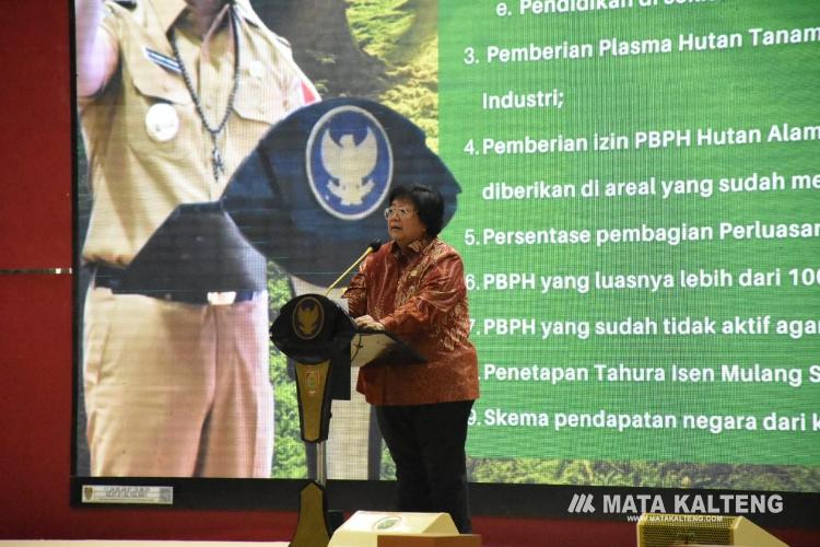 Menteri LHK RI Respon Positif 9 Permintaan Gubernur Kalteng