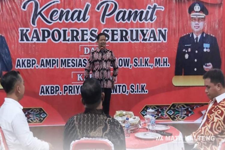 Kapolres Berganti, Pj Bupati Harapkan Sinergitas Semakin Erat