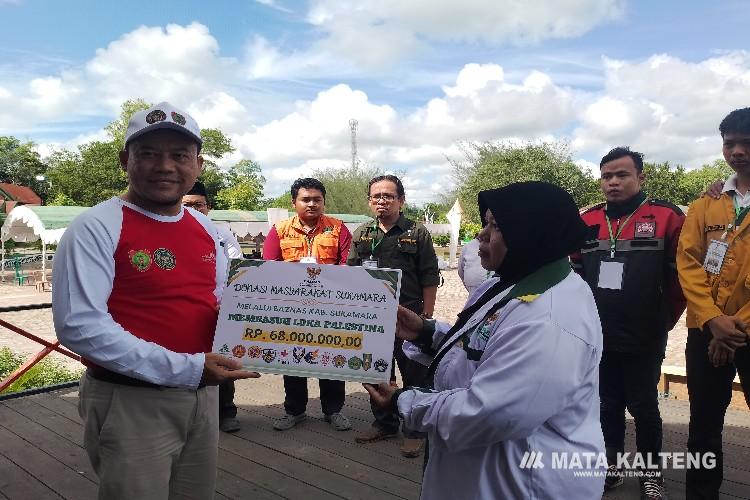 Sukamara Serahkan Bantuan Kemanusiaan untuk Palestina 