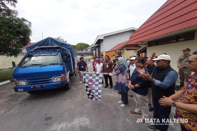 Pemko Palangka Raya Rp 40 Juta Subsidi Ongkos Antar 160 Ton Beras