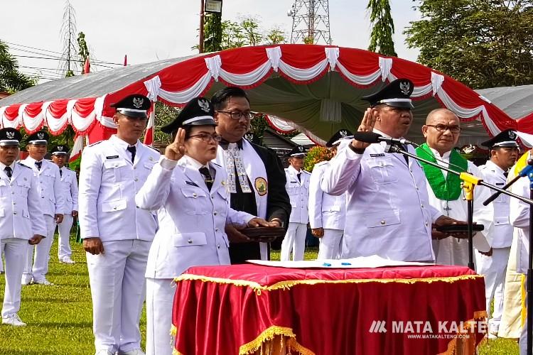 Bupati Kotim Ingatkan 81 Kades Baru Dilantik Harus Netral