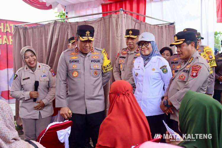 Polda Kalimantan Tengah Gelar Bakti Sosial Kesehatan di Flamboyan Bawah