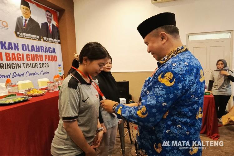 Tingkatkan Olahraga Anak Usia Dini, Dispora Kotim Lakukan Pembinaan Guru PAUD