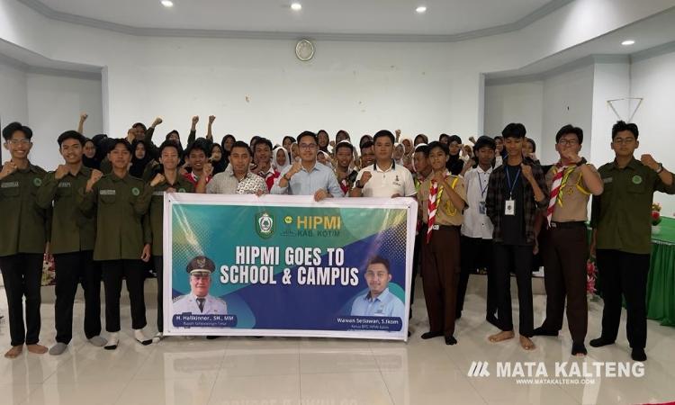 Blusukan, HIPMI Kotim Go To School dan Campus Kenalkan Organisasi dan Wirausaha Pemula