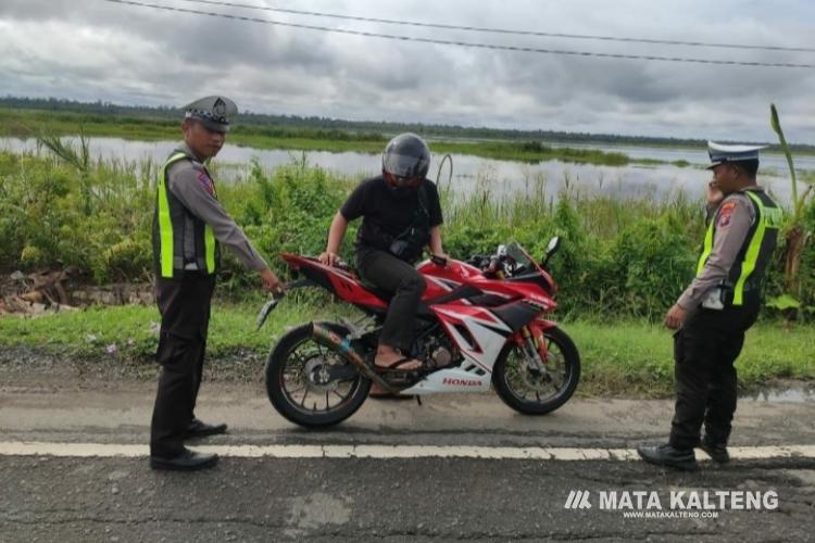 Satlantas Polres Barsel Minta Pengguna Kendaraan Stop Gunakan Knalpot Brong