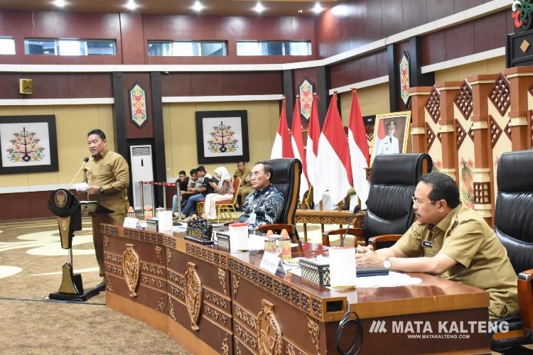 Wagub Terima Tim BPK RI Perwakilan Kalteng Lakukan Pemeriksaan Interim LKPD Tahun Anggaran 2023