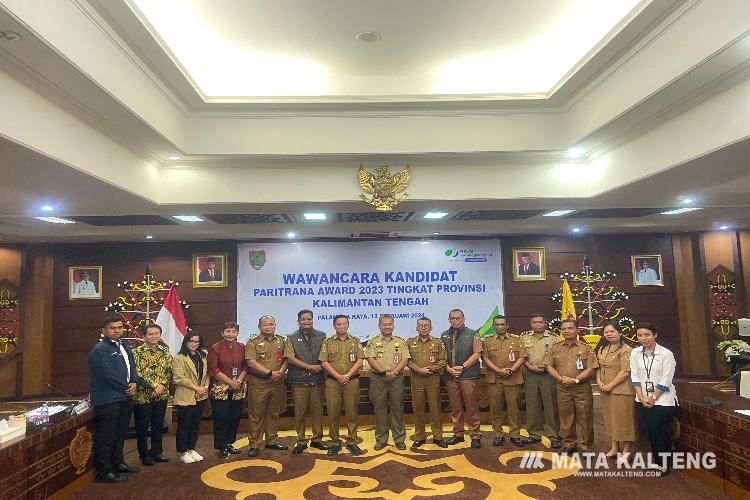 Kabupaten Seruyan Hadiri Wawancara Paritrana Award Tahun 2023