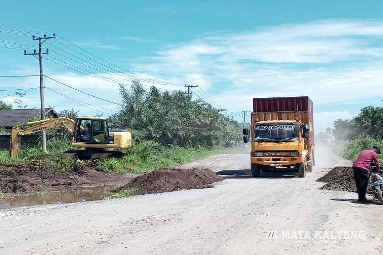 Pemeliharaan Jalan Lingkar Selatan di Sampit Dikebut Sebelum Ramadhan