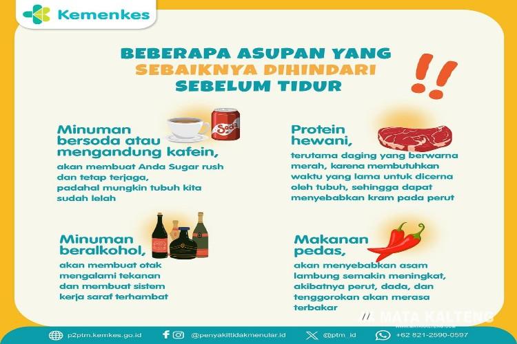 Hendak Tidur, Masyarakat Diimbau Hindari Protein Ini