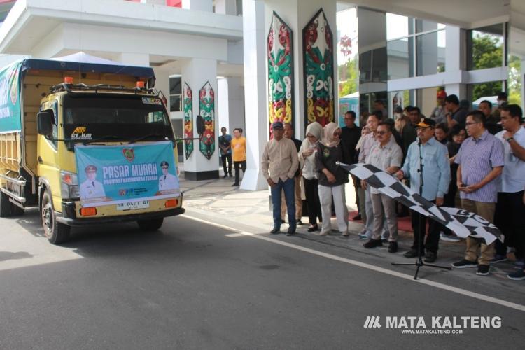 Alhamdulillah, Sembako untuk Pasar Murah Pemprov Kalteng Mulai di Distribusikan