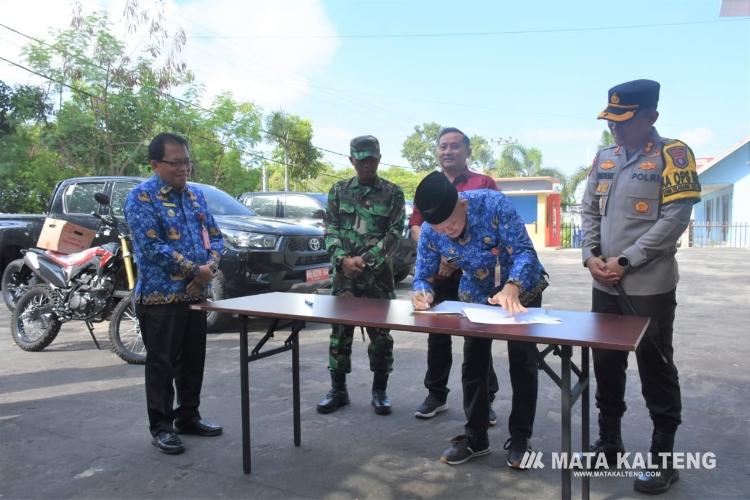 Pemkab Kapuas Dukung Kinerja TNI dan Polri Bersama Kejari Kapuas