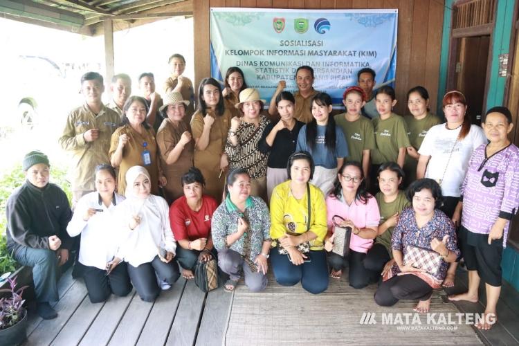 Cara Diskominfosantik Kalteng Bentuk Kemitraan Komunitas Informasi Masyarakat di Desa Gohong