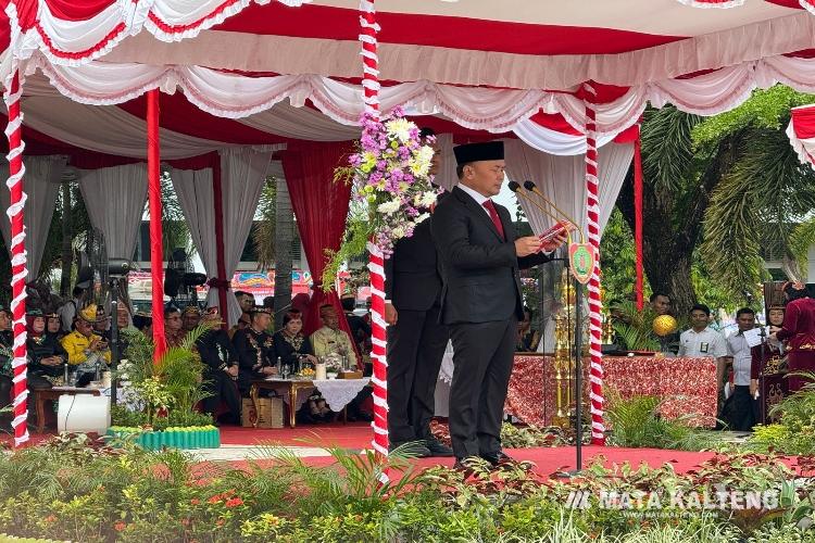 Upacara Peringatan ke 67 HUT Kalteng, Begini Pesan Sugianto Sabran