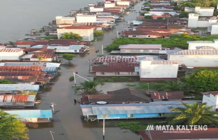 Giliran Wilayah Kecamatan Kota Besi Terendam Banjir