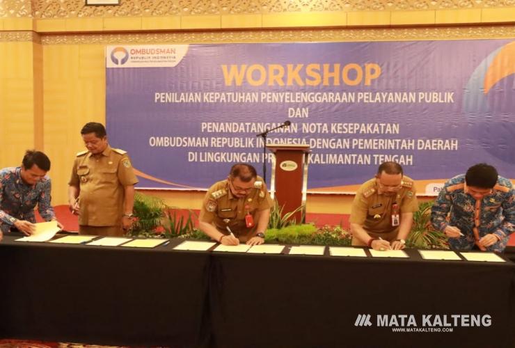 Sinergi Pemprov Kalteng dan Ombudsman RI Tingkatkan Kualitas Pelayanan Publik