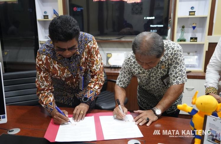 Diskominfo Jalin Kerjasama dengan Institut Agama Hindu Negeri Tampung Penyang