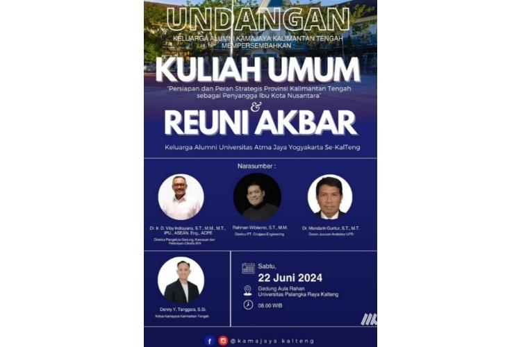 Reuni Akbar Keluarga Besar Alumni KAMAJAYA di Kalimantan Tengah