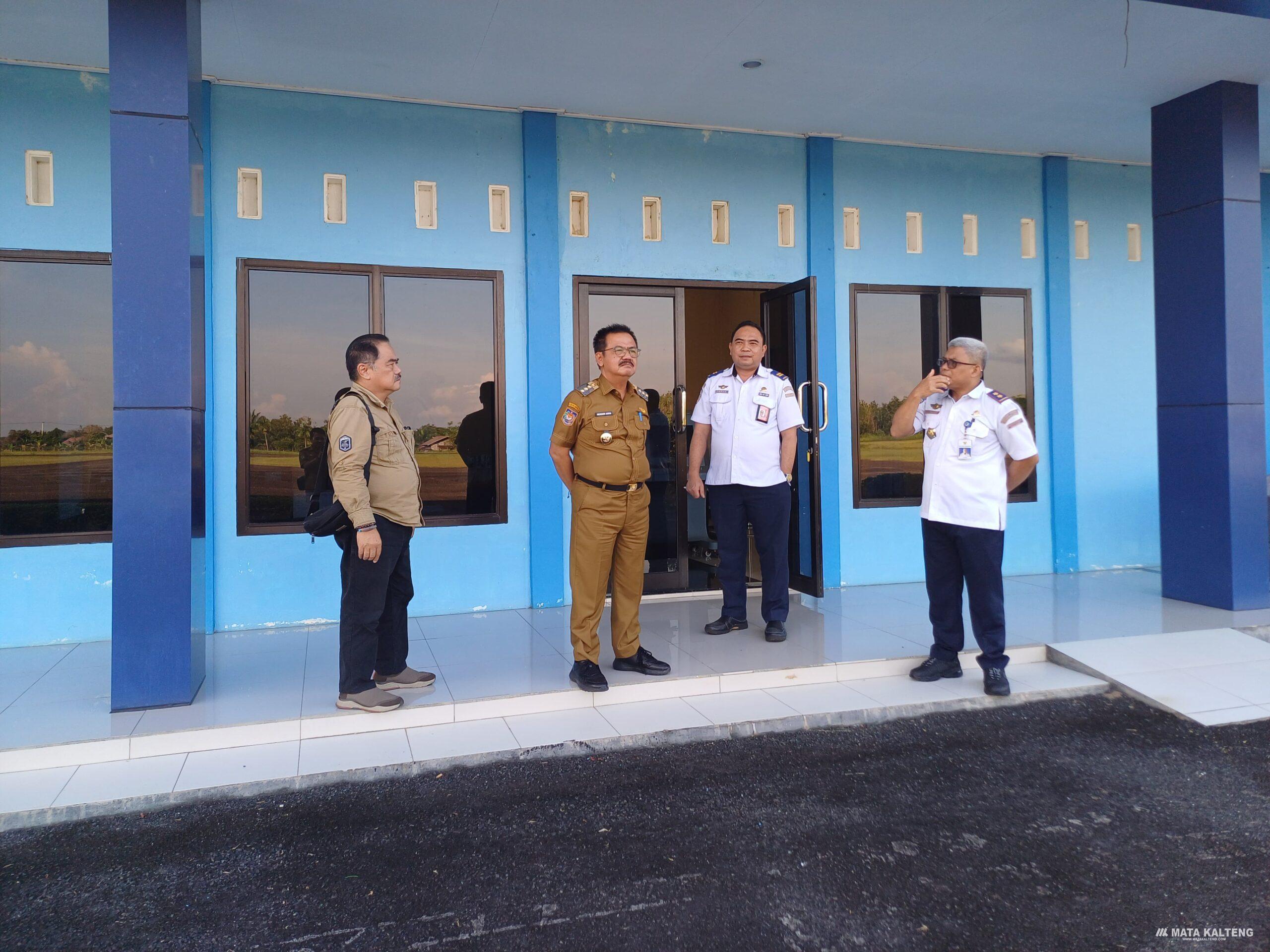 Pemkab Dukung Pengembangan Sarana Prasarana Bandara Kuala Kurun