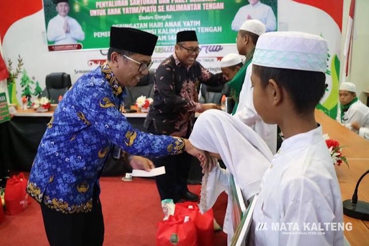 Bantuan untuk Anak Yatim Piatu di Kotim Harapkan Jadi Penyemangat 