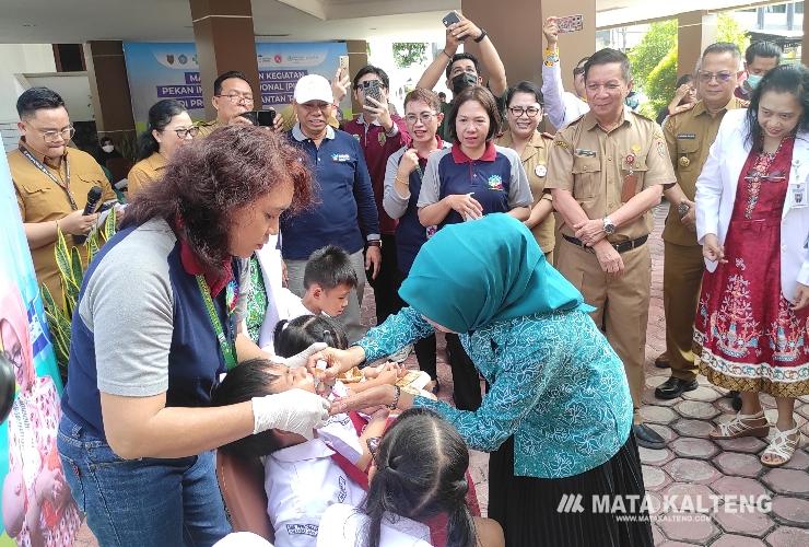 Pencanangan Pekan Imunisasi Nasional Polio 2024