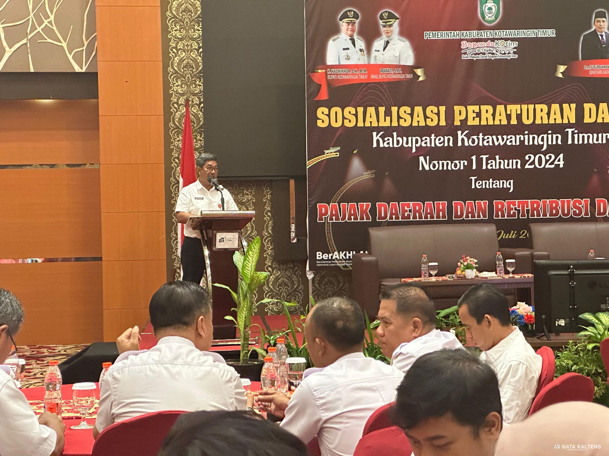 Ketetapan Sejumlah Pajak dan Retribusi tentang Pajak Daerah Berubah di Kotim