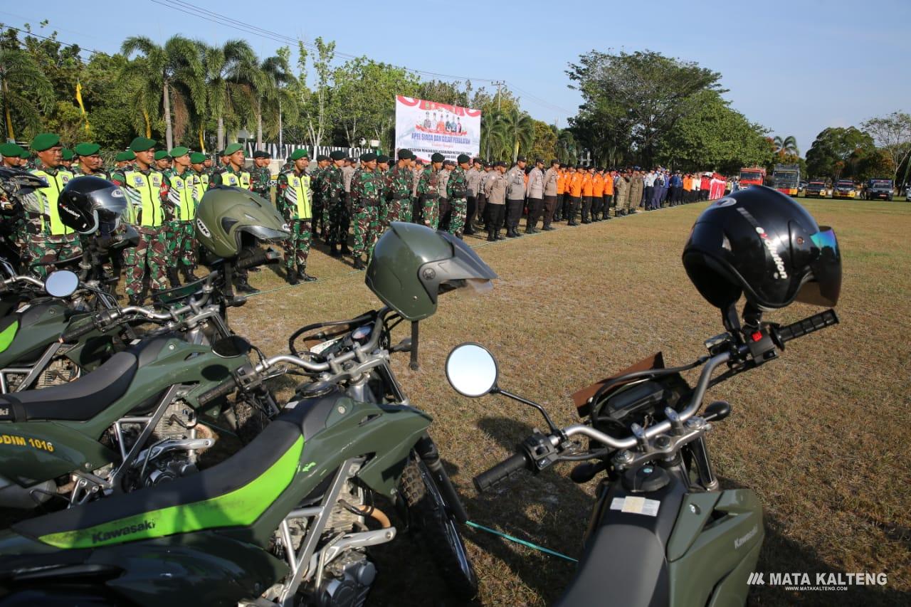 Cegah Karhutla, Pemko Palangka Raya Gelar Apel Siaga dan Gelar Peralatan