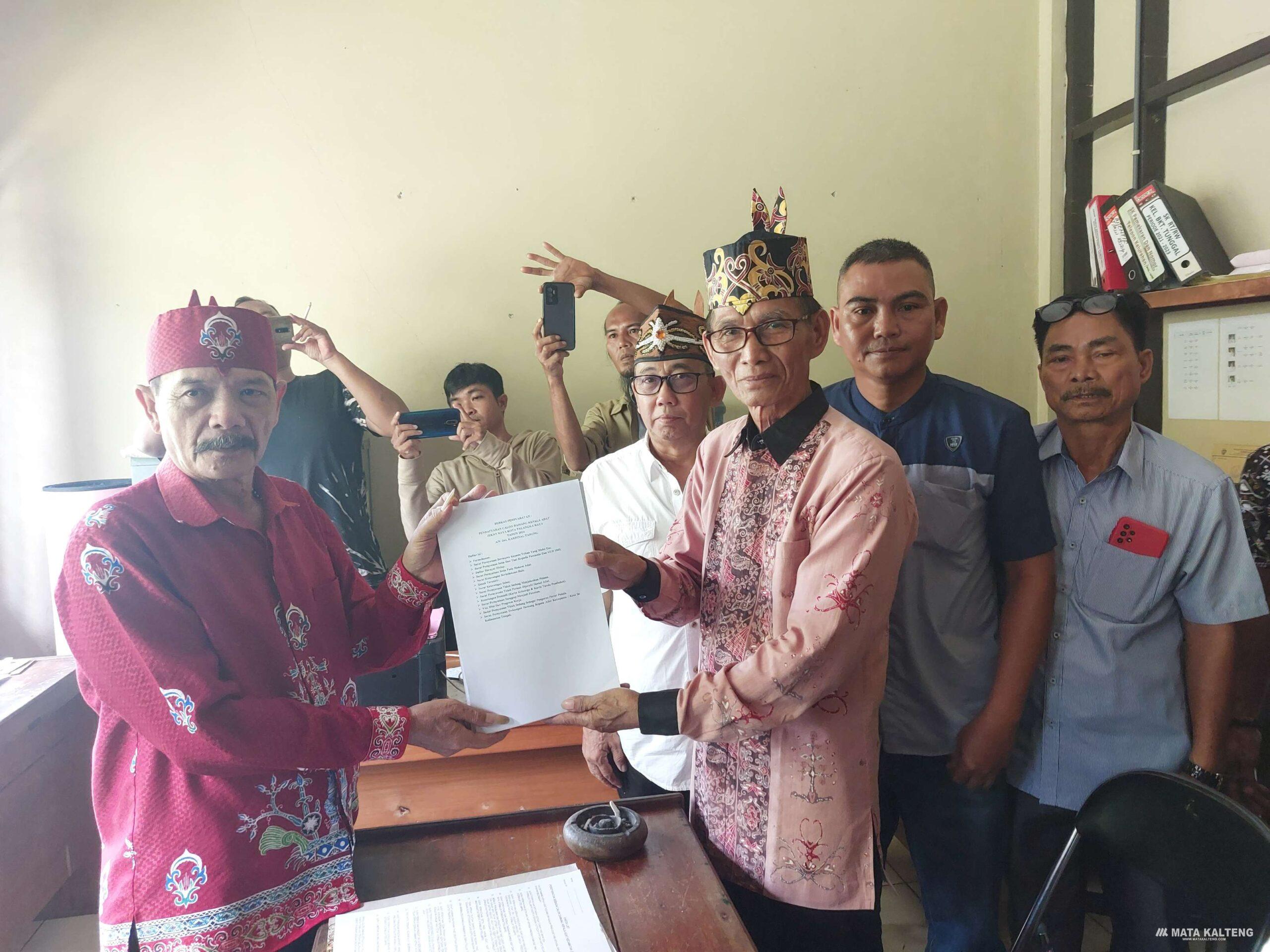 Siap Lanjutkan Periode Kedua, Kardinal Tarung Kembali Ikuti Pemilihan Damang Jekan Raya 2024-2030